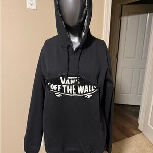 Vans Black Pullover Hoodie for Men